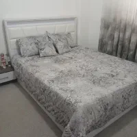 تخت دونفره همرا با تشک طبی رویال