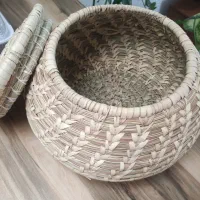 خمره حصیری جا برنج|صنایع دستی و سایر لوازم تزئینی|ساوه, |دیوار
