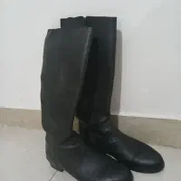 فروش بوت بلند زنانه نوین چرم سایز 40