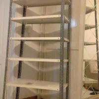 قفسه فلزی سوپری دیواری و چهارپایه