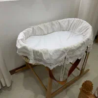 گهواره چوبی نوزاد نو نو