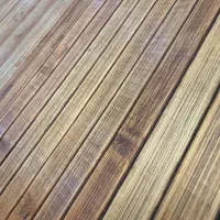 زیرانداز چوبی از جنس بامبو سالم