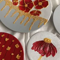 دیوار کوب و تابلو های برجسته با طرح و رنگ دلخواه