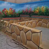 دیوار نویسی و دیوار نگاری نوری