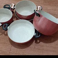 آبکاری ظروف گرانیت زنی سه لایه و قلعکاری