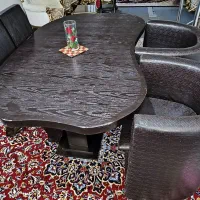 میز غذاخوری ۶ نفره چوبی
