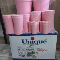 سرویس یونیک unique صورتی ۱۴پارچه