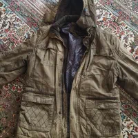 کاپشن کلاه دار کارکرده