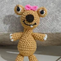 عروسک دستبافت مناسب عیدی و جاسوییچی