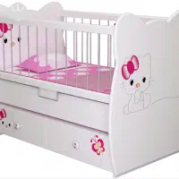 تخت نوزادی طرح کتی