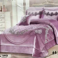 ست روتختی مخمل کار شده قیمت قدیم