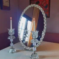 آینه شمعدان برنز