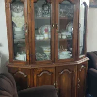بوفه چوبی|بوفه، ویترین، کنسول|علی‌آباد کتول, |دیوار
