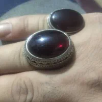 انگشتر قدیمی سنگ معدنی کار دست|جواهرات|زاهدان, |دیوار