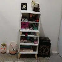 دو عدد پاتختی کتابخانه قفسه طبقه
