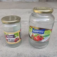 شیشه درب فلزی رب گوجه و‌خیارشور
