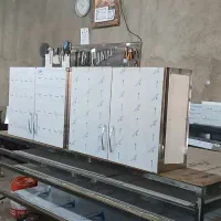 کابینت تمام  استیل  رستوران فست فود