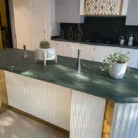 سنگ کابینت سنگ جزیره صفحه کابینت جزیره آشپزخانه