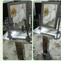 آیینه و شمعدان