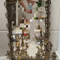 آینه و شمعدان برنج