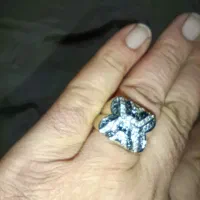 انگشتر فوق لوکس تایلندی آب کروم شده