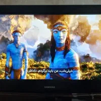 تلویزیون ۳۲ سامسونگ + میز تلویزیون