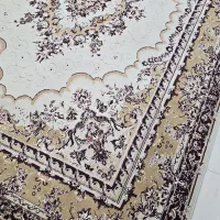 یک تخته فرش12متری کرم رنگ