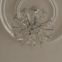 ۲ عدد لوستر کریستالی