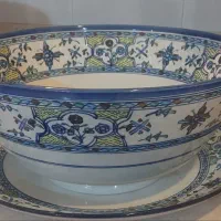 کاسه بشقاب سفالی میبدی خیلی بزرگ