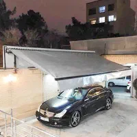 سایبان بازویی سایه بان مغازه و پارکینگ  سقف متحرک