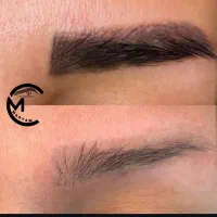 ریمو ابرو. چشم. خط لب