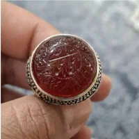 انگشتر خطی بارکاب قلم زنی