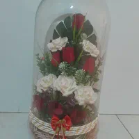 باکس گل شیشه ای