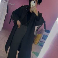 پالتو فوتر .شلوار سیلک. پیراهن مخمل کبریتی