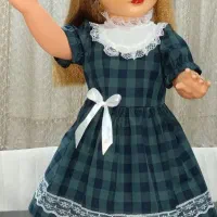 عروسک قدیمی آنتیک ایتالیایی ۵۰سانتی بسیارتمیز حراج