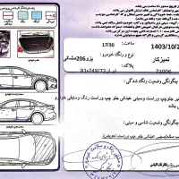 پژو ۲۰۶ تیپ ۵ مدل ۹۳|خودرو سواری و وانت|رستمکلا, |دیوار