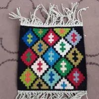 گلیم دست بافت نخ پشم طبیعی