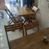 میز و صندلی چوبی|کافی‌شاپ و رستوران|تبریز, |دیوار