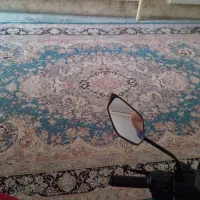 فرش ماشینی طرح ابریشمی جفت ۹متری