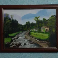 تابلو رنگ روغن حرفه ای کار دست