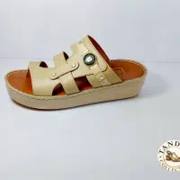 دمپایی عمده مدل المطراش پاشنه بلند چرم