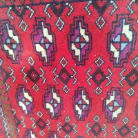 پشتی دستبافت ترکمن جرگلان|پشتی|مشهد, ده دی|دیوار