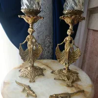 شمعدان بانو برنز