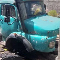 اتاق خارجی بنز ده تن فیروزه ایی