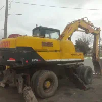 بیل مکانیکی لاستیکی