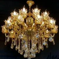 لوستر ۶شعله برنزی