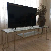 میز تی وی سیلور تمام استیل