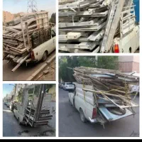 چهارجوب اهنی ضایعات ستون میلنگ تیراهن