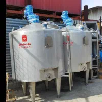 میکسر تانکر استیل 1تن2تن5تن10تن پروسس مخزن استیل