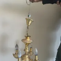لوستر طلایی رنگ ثابت